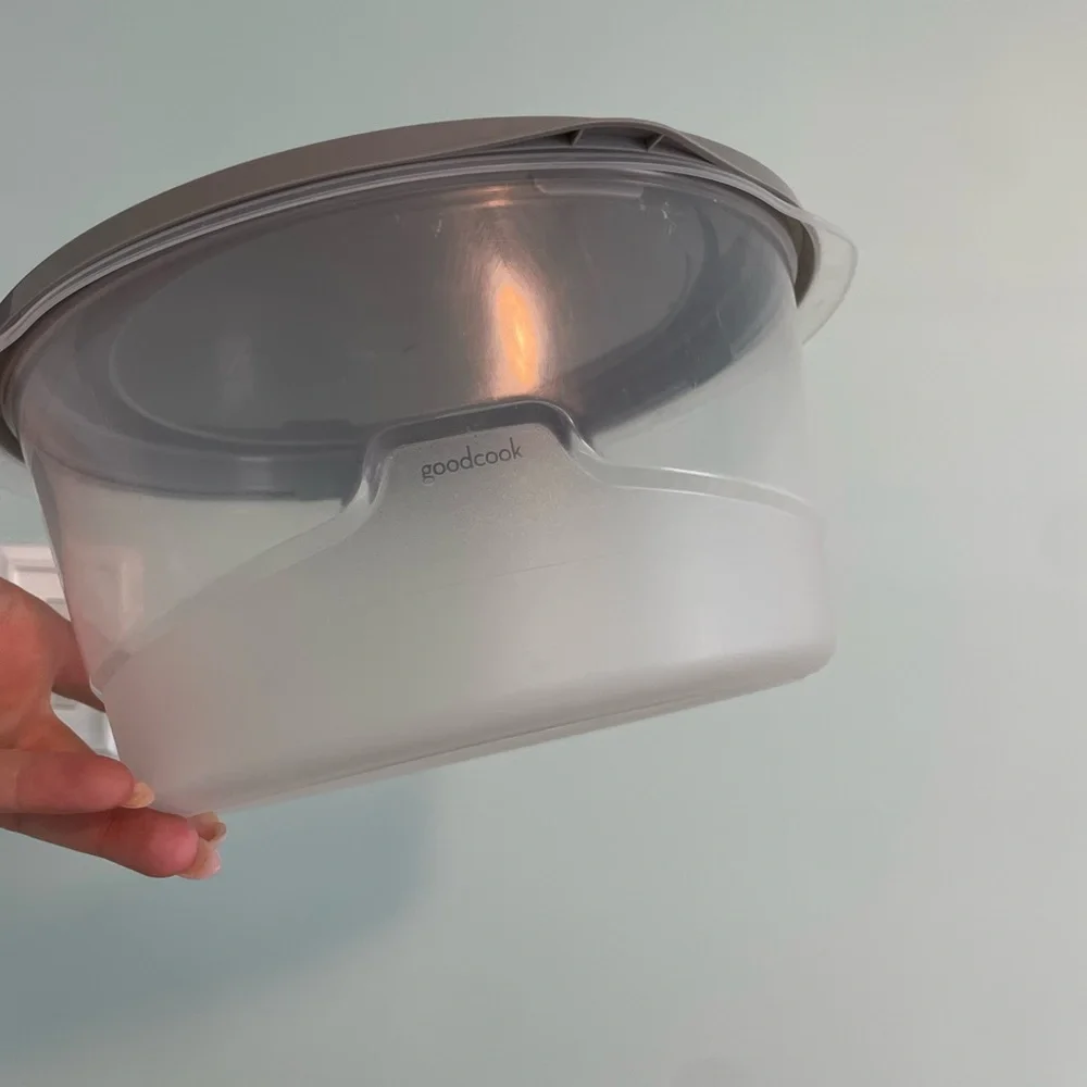 Gray Plastic Food Storage Container